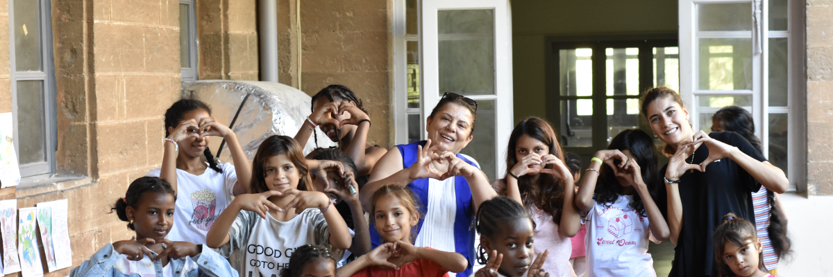 Refugees at a migrant center in Lebanon. Read stories from JRS staff and refugees worldwide.